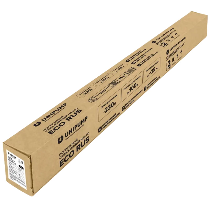 Погружной скважинный насос Unipump ECO RUS 2-65 85457, 0,9 кВт, 1 м в Муроме