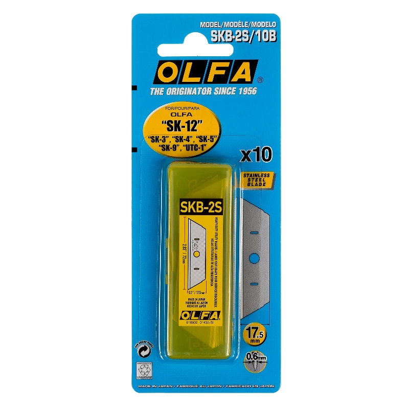 Лезвие Olfa OL-SKB-2S/10B трапециевидное, для SK-12 (10 шт.) в Иваново