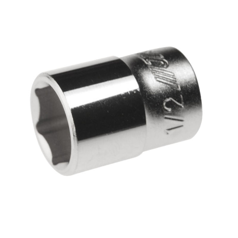 Головка торцевая JTC JTC-22412, 6-гранная, 1/4" х 1/2", длина 25 мм в Твери