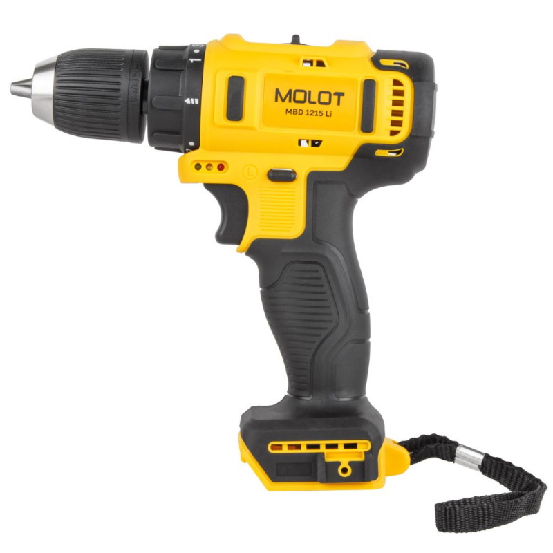 Аккумуляторная дрель-шуруповерт Molot MBD 1215 Li 1335568, в чемодане во Владимире
