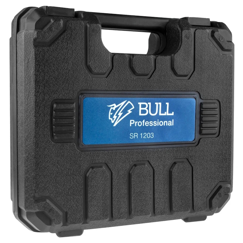 Аккумулятор дрель-шуруповерт Bull SR 1203 0329108, в чемодане, бесщеточная, 12 В, 40 Н*м, 2*2 А*ч акб, БЗП 10 мм