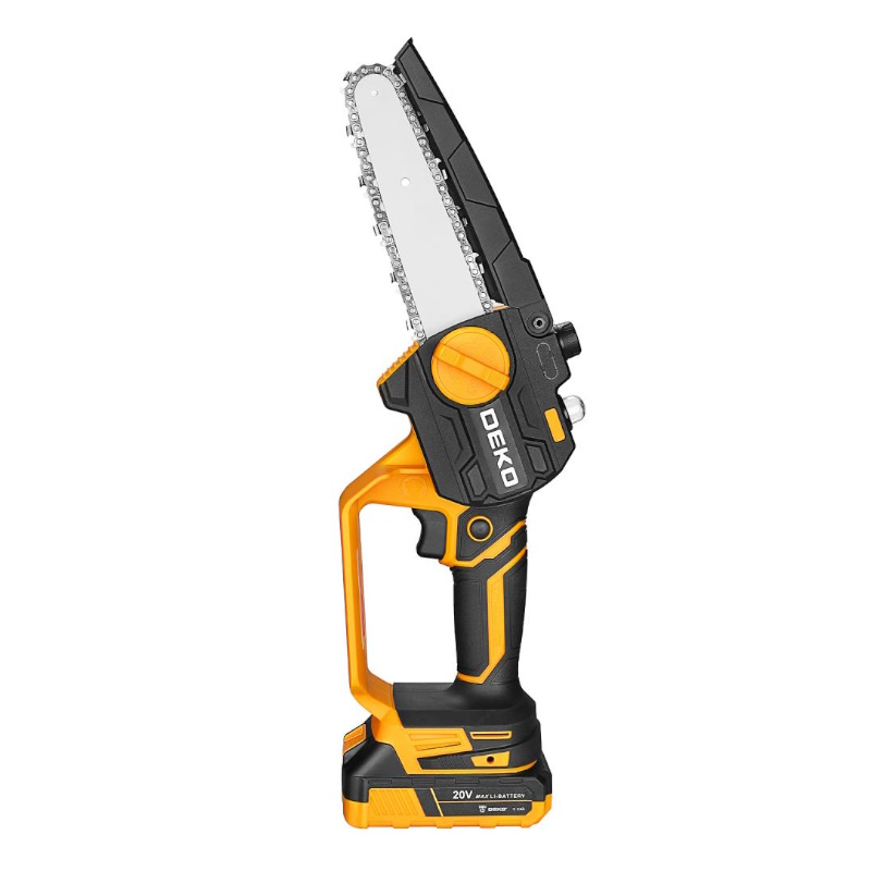 Пила цепная аккумуляторная Deko DKCHS 20-6 PRO 083-2011, 4" и 6", 20В, 2x2.2Ач, 2 шины и 2 цепи в Муроме