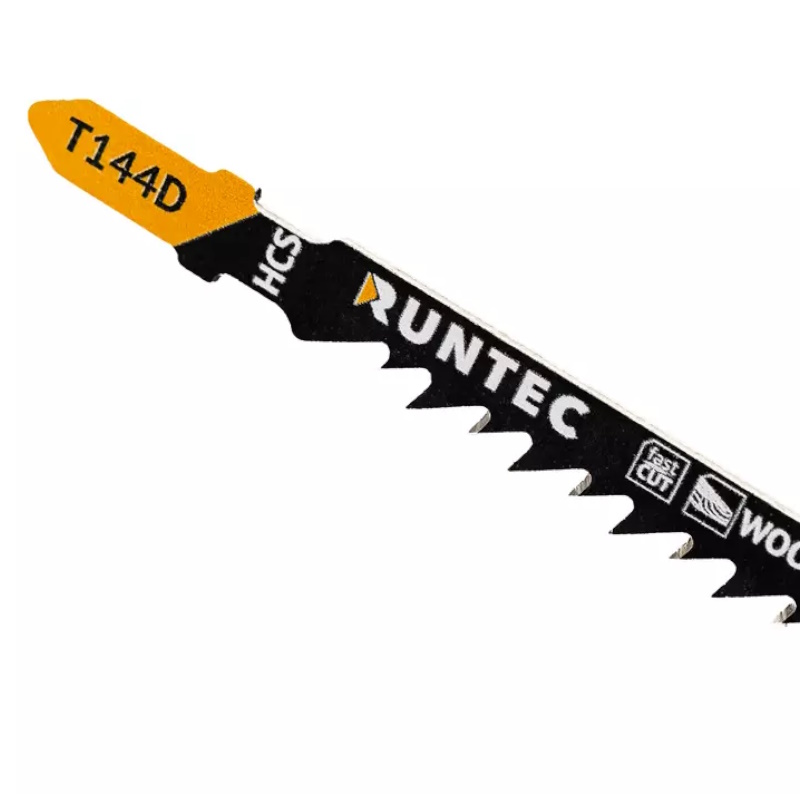 Пилки для лобзика по дереву Runtec T 144 D RT-T144D, HCS, 5 шт.