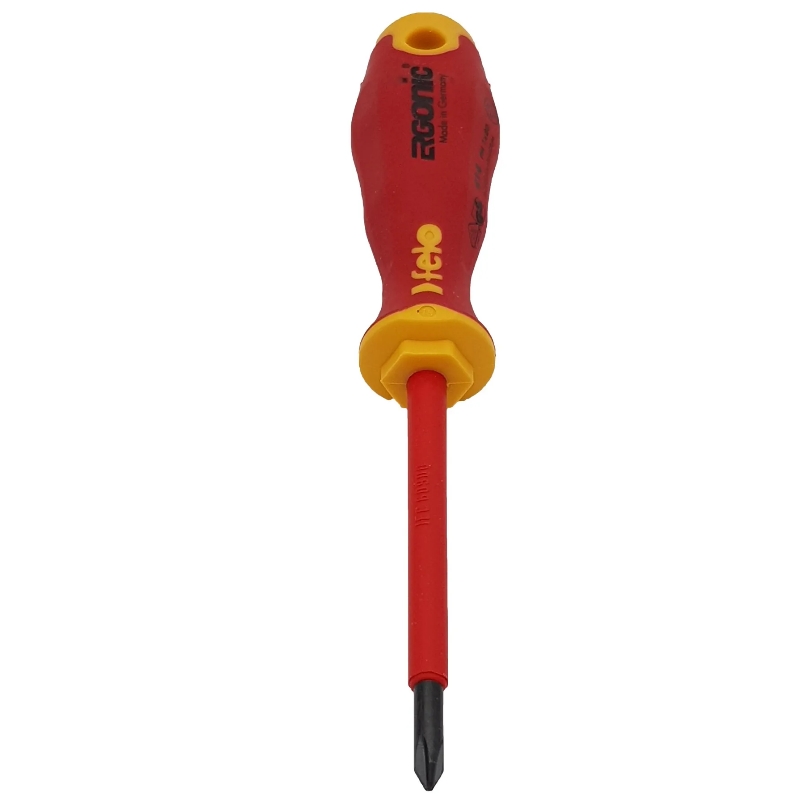 Отвертка диэлектрическая Felo Ergonic 41410290, крестовая PH 1X80 (Германия) в Нижнем Новгороде