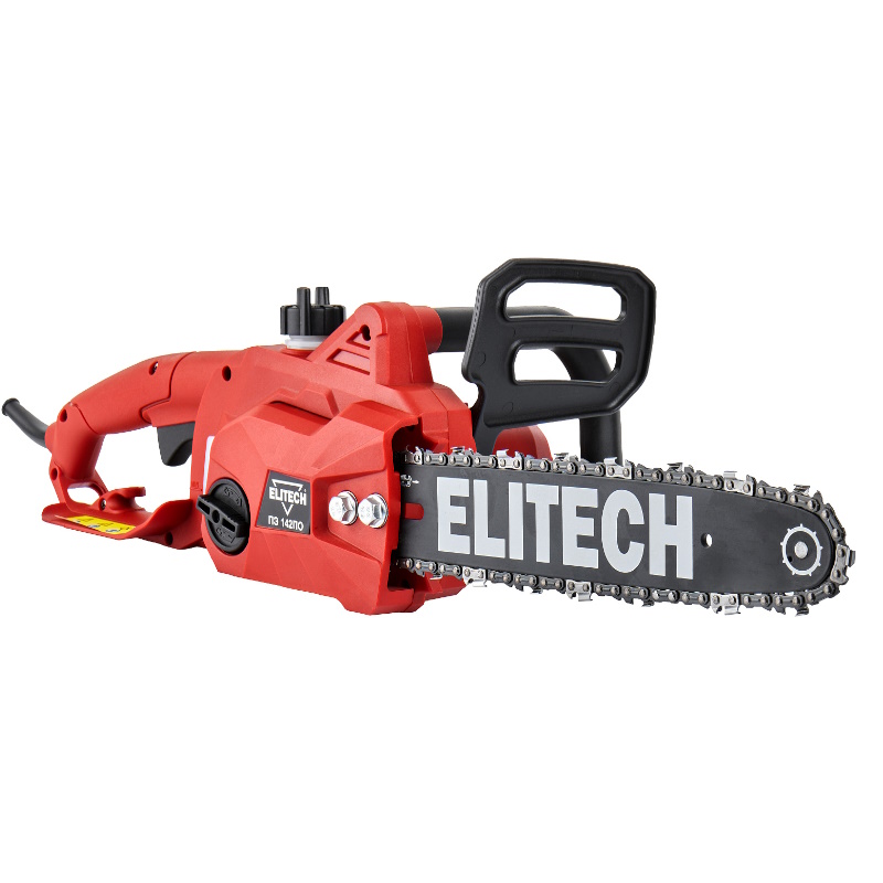 Пила цепная Elitech ДМ ПЭ 142ПО (E1611.022.00) 210673, 1400Вт, шина 30см, шаг 3/8", паз 1.3мм  в Твери