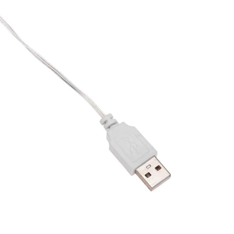 Гирлянда светодиодная "Карамельки" Neon-Night 304-001 1889638, 1.5м 10LED прозрачный ПВХ питание USB 