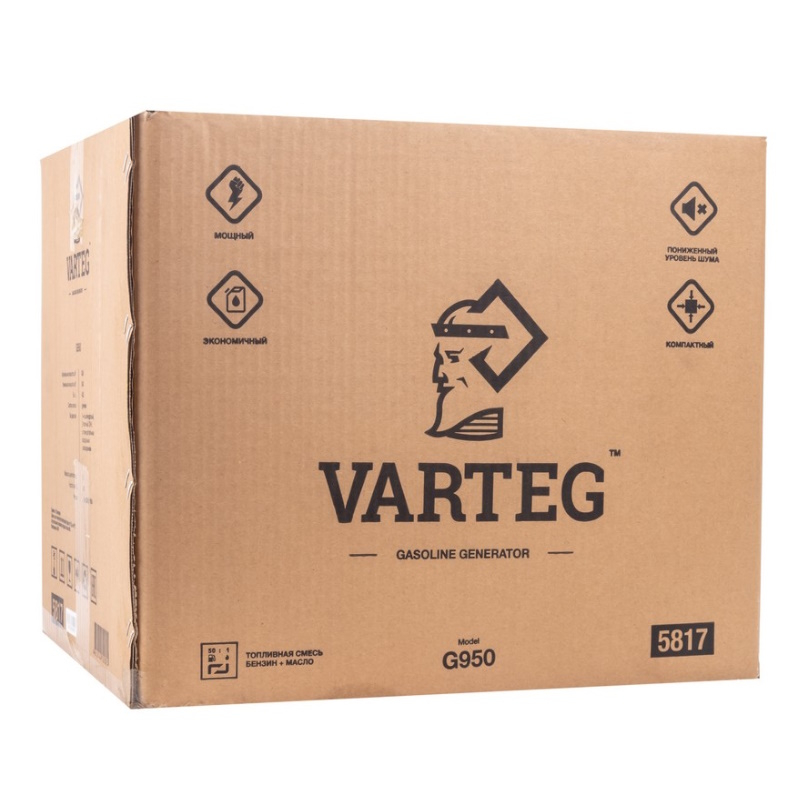 Бензиновый генератор Varteg G950, 5817 в Кинешме