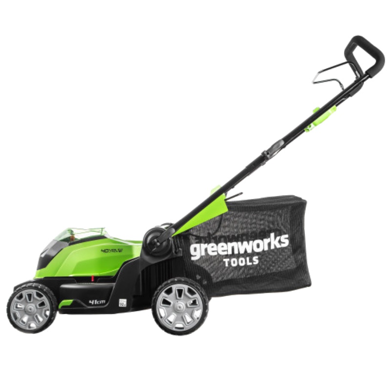 Газонокосилка Greenworks G40LM41K4 40B (в комплекте АКБ, ЗУ, мульчирование) в Туле