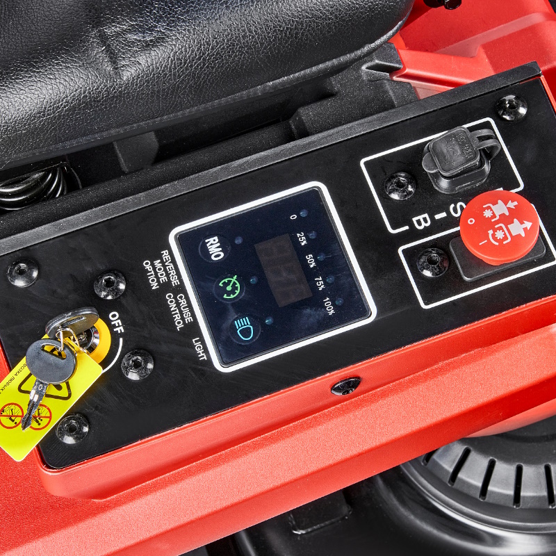 Газонокосилка аккумуляторная Elitech МА 4892 (E1610.005.00) 210454, сиденье, 48В, 75Ач