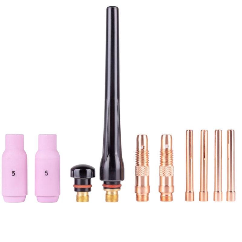 Набор комплектующих FoxWeld TIG171826 3494 10 предметов керсопло 5-2шт цанги 16мм-2шт 24мм-2шт корпцанги 16 и 24 колп длинкор п 770₽