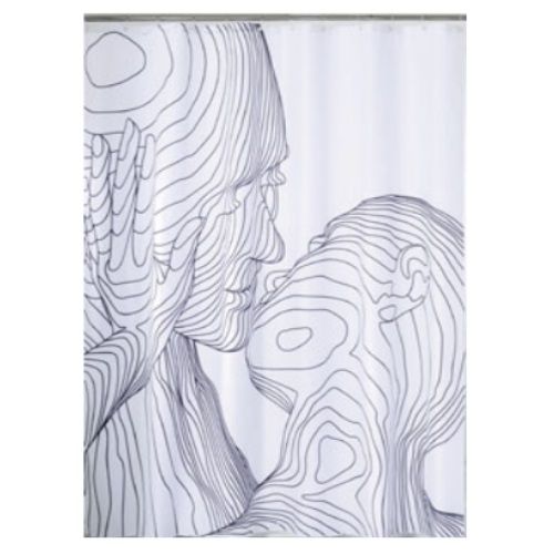 Штора для ванной комнаты Iddis Black&White SCID150P 13303 в Туле