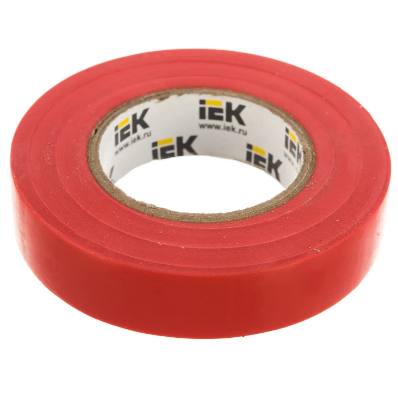 Изолента IEK MIXTAPE 3 UIZ-13-10-K04, 0,13х15мм, красная, 20м в Рыбинске