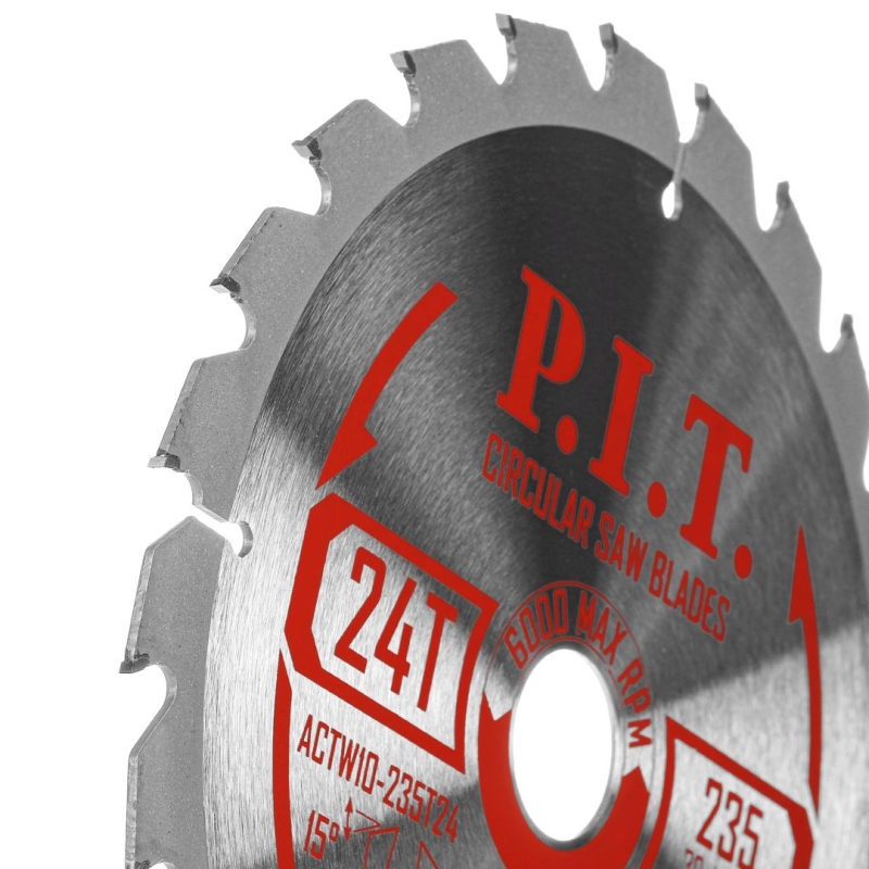 Диск пильный по дереву P.I.T. ACTW10-235T24 (235x30x2,6 мм 24T) в Твери