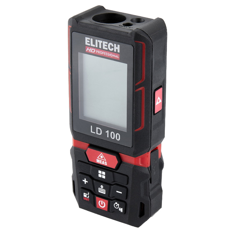 Лазерный дальномер Elitech HD LD 100 204771, 0.05–100 м, угломер, точность-2 мм/м в Угличе