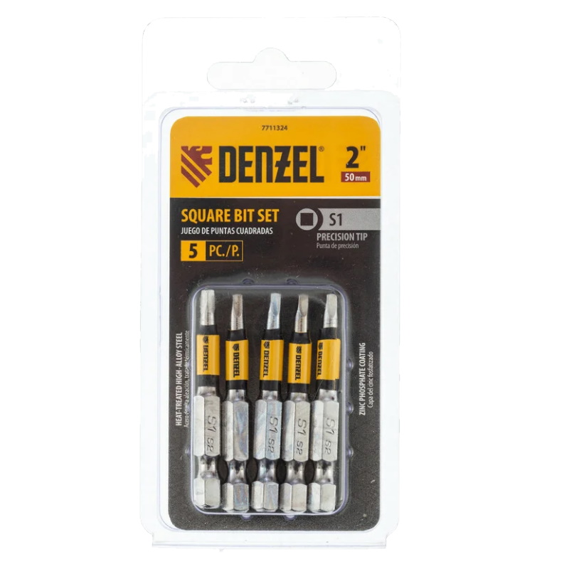 Набор бит Denzel 7711324, S1x2", 5 шт