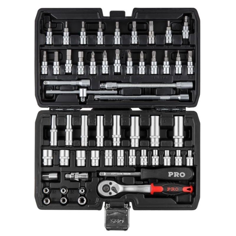 Набор головок и бит Pro Startul Stuttgart PRO-056S, 1/4", 56 пр.  во Владимире