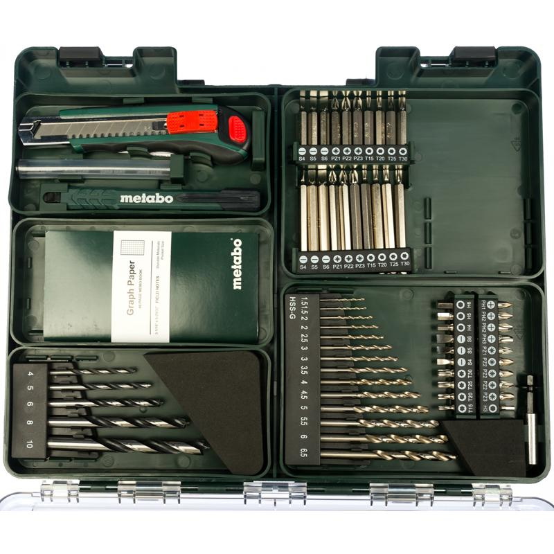 Аккумуляторная дрель-шуруповерт Metabo PowerMaxx BS Basic Set 600080880 в Рыбинске