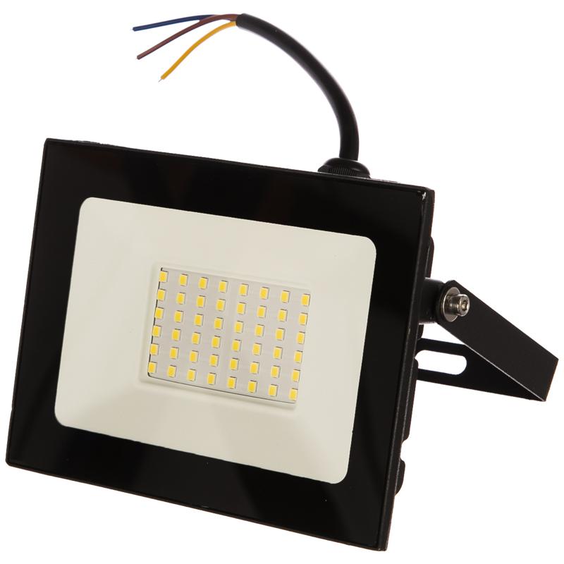 Светодиодный прожектор уличный Ionich IFLSLED-DOB-30-865-BL-IP65 1476 (IP65, 30 Вт) в Угличе
