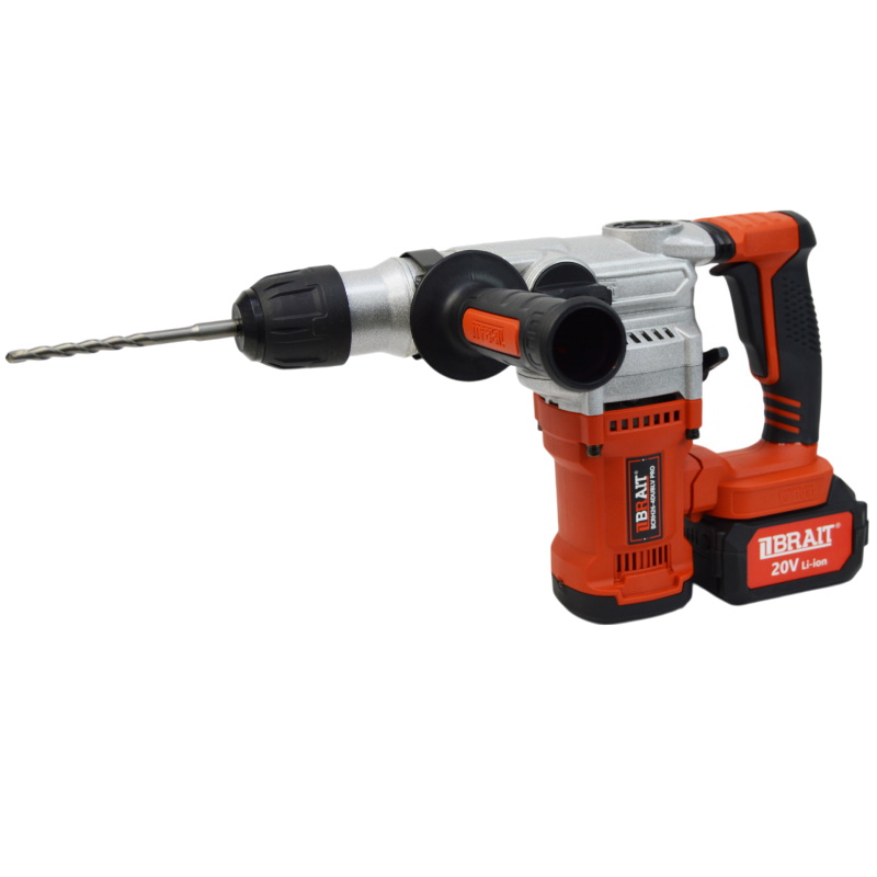 Аккумуляторный перфоратор Brait BCRH26-4DUBLV PRO 21.01.254.087 в кейсе, с виброзащитой в Муроме