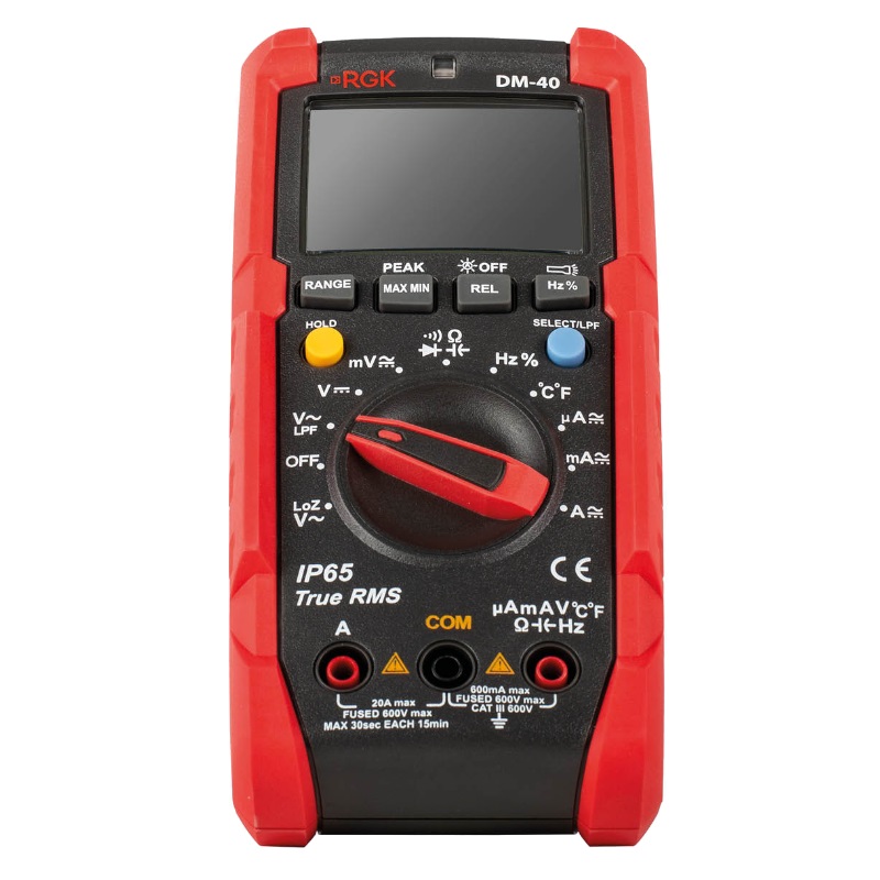 Цифровой мультиметр RGK DM-40 779661, госреестр в Ярославле