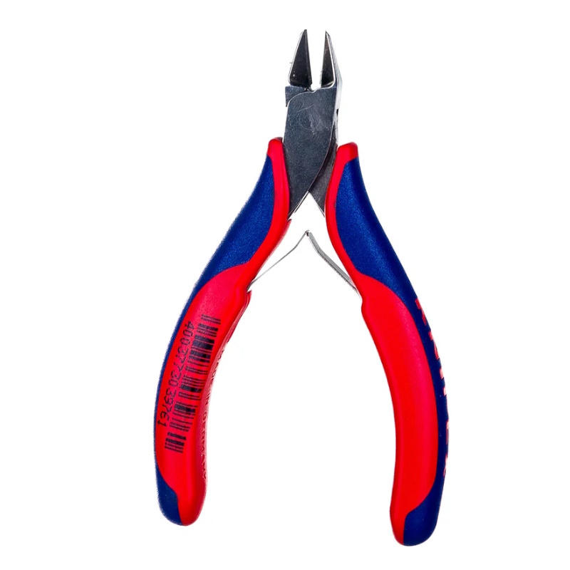 Бокорезы для электроники Knipex KN-7742115, острая головка, 115 мм, 2-компонентные ручки