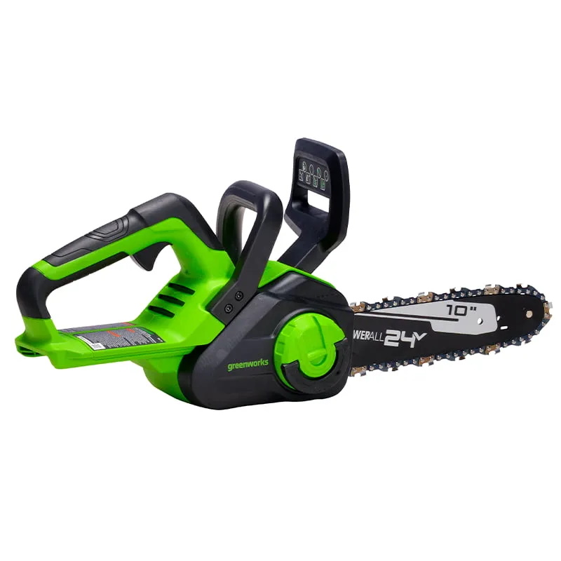 Цепная пила аккумуляторная Greenworks G24CS25 2007707UH, 24V, 25 см, c 1хАКБ 8Ач и ЗУ в Муроме