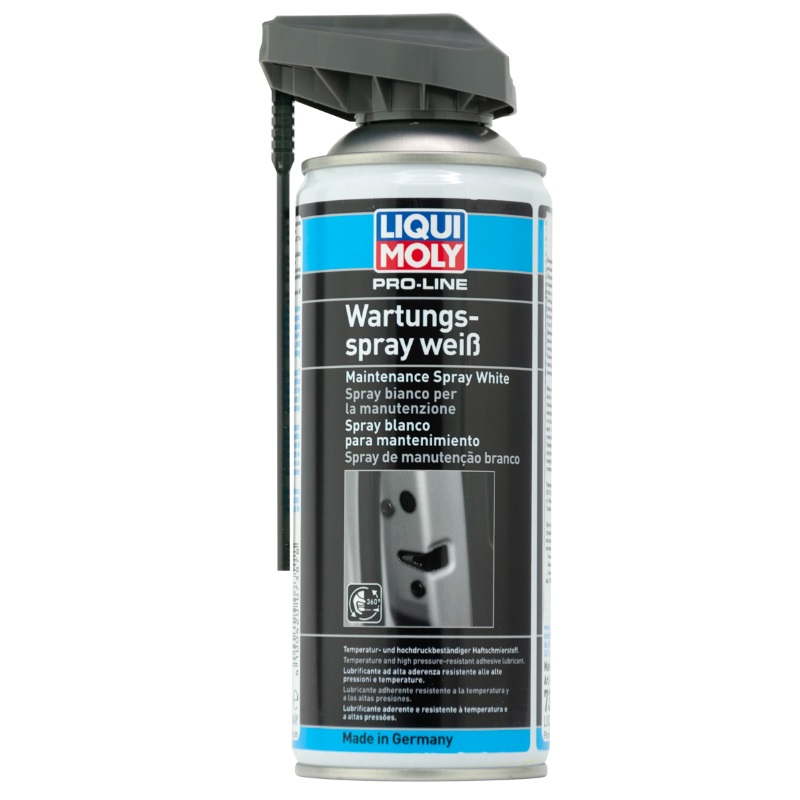 Грязеотталкивающая белая смазка Liqui Moly Pro-Line Wartungs-Spray weiss (0,4 л) 7387 в Рыбинске
