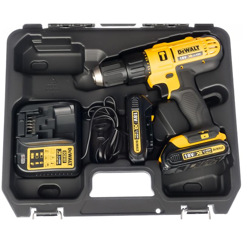Аккумуляторная ударная дрель-шуруповерт DeWalt DCD776S2 (напряжение 18 v, быстрозажимной) в Муроме