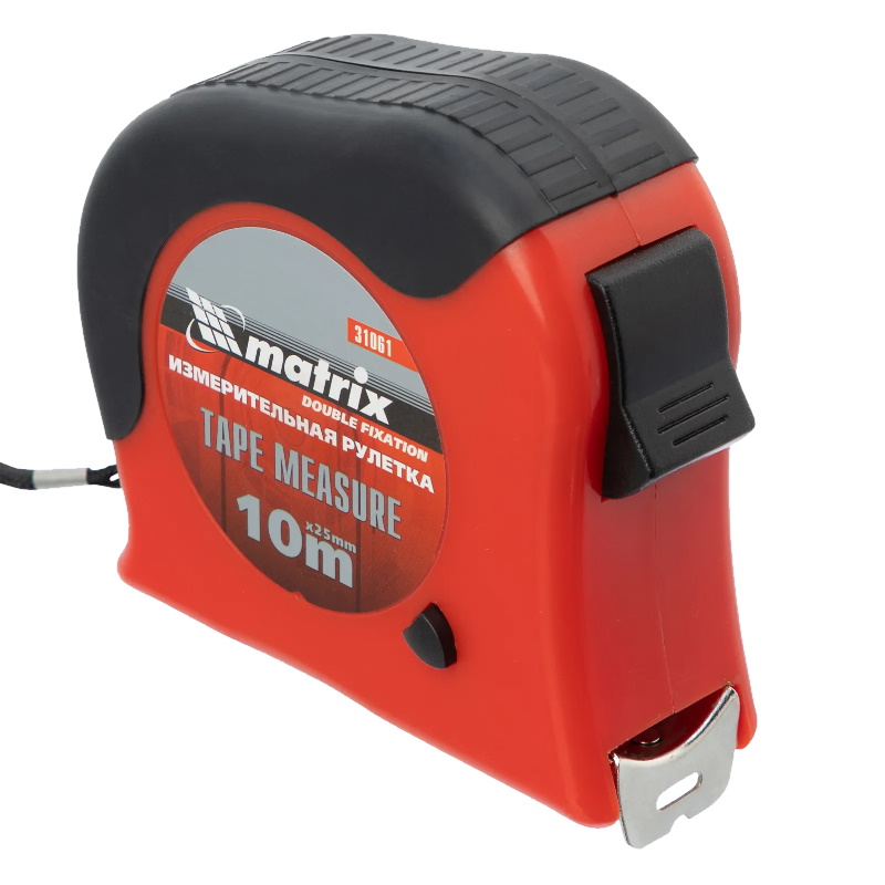 Pулетка Matrix 31061, 10м*25мм, Double fixation в Вологде