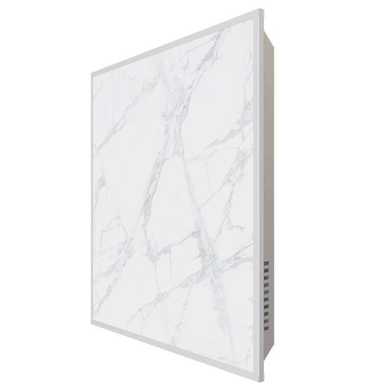 Отопительная панель Stout WHITE STONE SCT SCT-00WW-006060, 60*60, белый гранит/белый корпус во Владимире