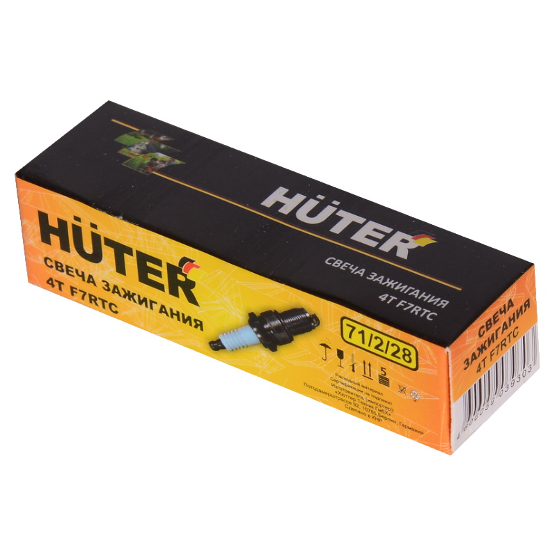 Свеча зажигания Huter 71/2/28, 4T, F7RTC  в Костроме