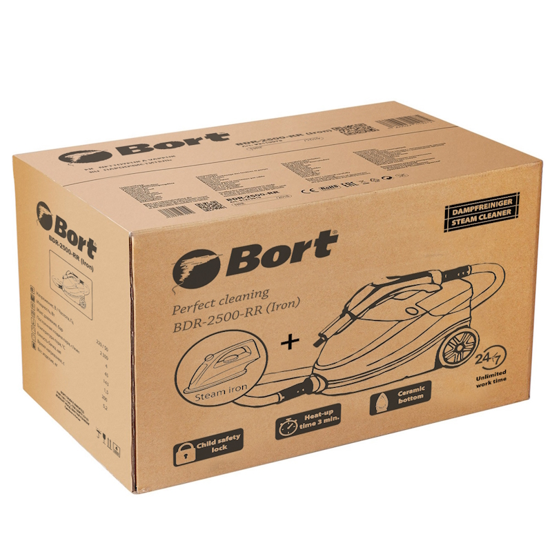 Пароочиститель Bort BDR-2500-RR-Iron 93410075