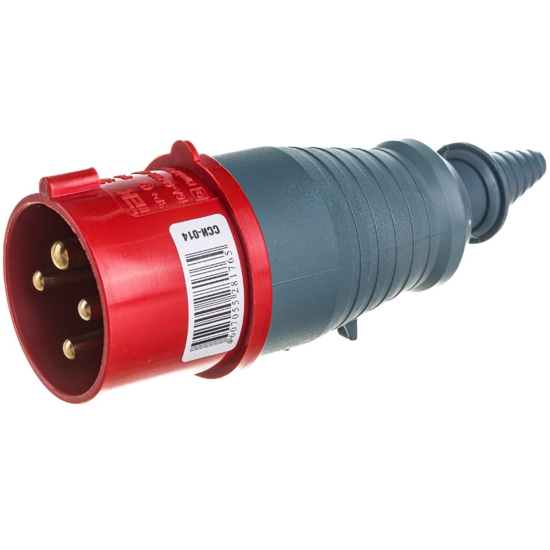 Вилка электрическая кабельная IEK ССИ-014 (16 А, 3P+PE, 380 В, IP44) PSR02-016-4 в Кинешме