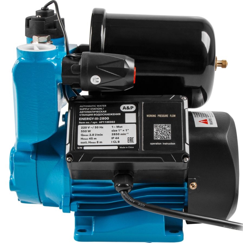 Станция водоснабжения автоматическая A&P ENERGY-III-3000 AP118E003 в Иваново