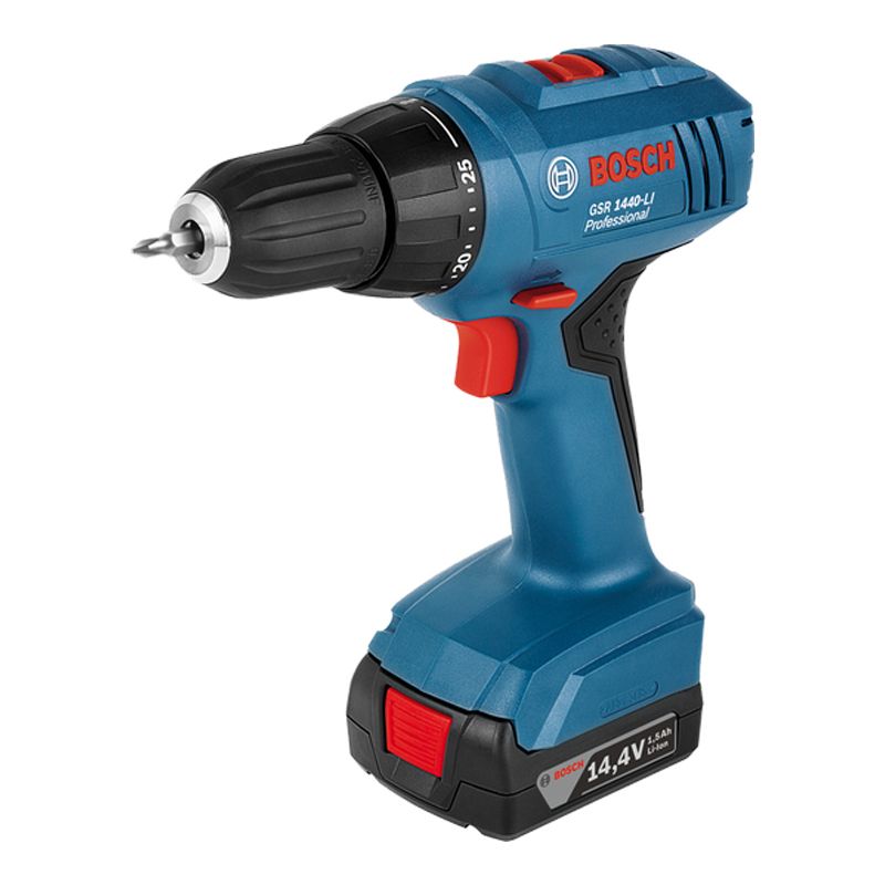 Аккумуляторная дрель-шуруповерт Bosch GSR 1440-Li 0.601.9A8.408, 25 бит в комплекте в Угличе