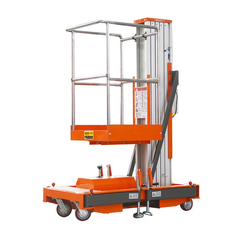 Подъемник мачтовый телескопический TOR GTWY9-100 DC 1015936, 125 кг, 9 м, 1-мачтовый (автономный)
