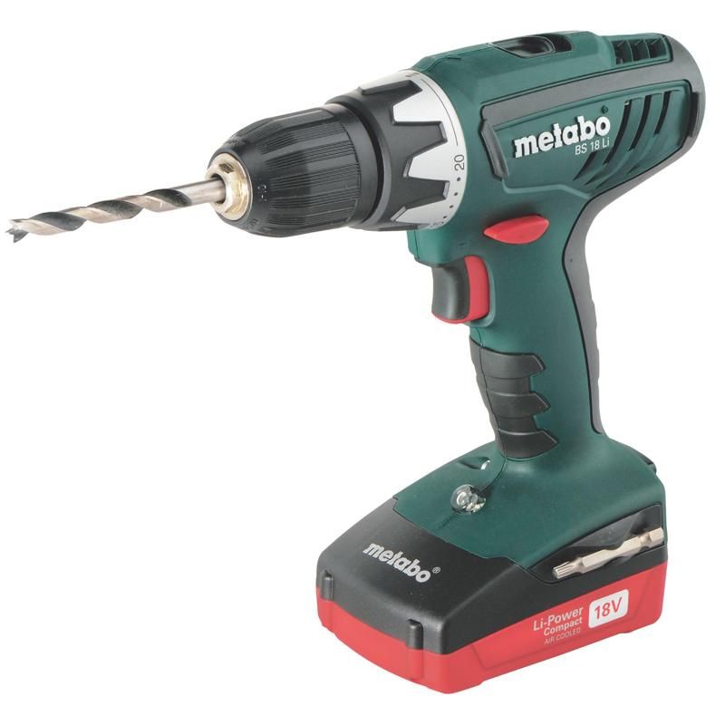 Аккумуляторная дрель-шуруповерт Metabo BS 18 Li 602116550 в Рыбинске