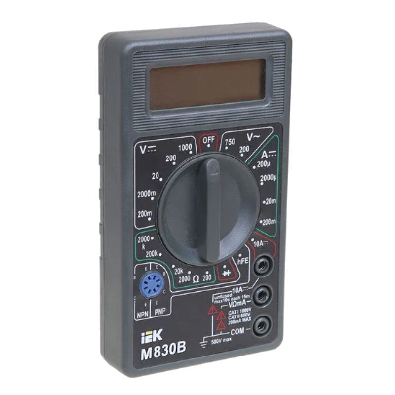 Мультиметр цифровой IEK UNIVERSAL M830B TMD-2B-830