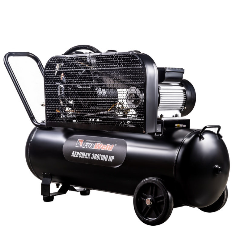 Компрессор масляный ременной FoxWeld AEROMAX 380/100 HP 7068