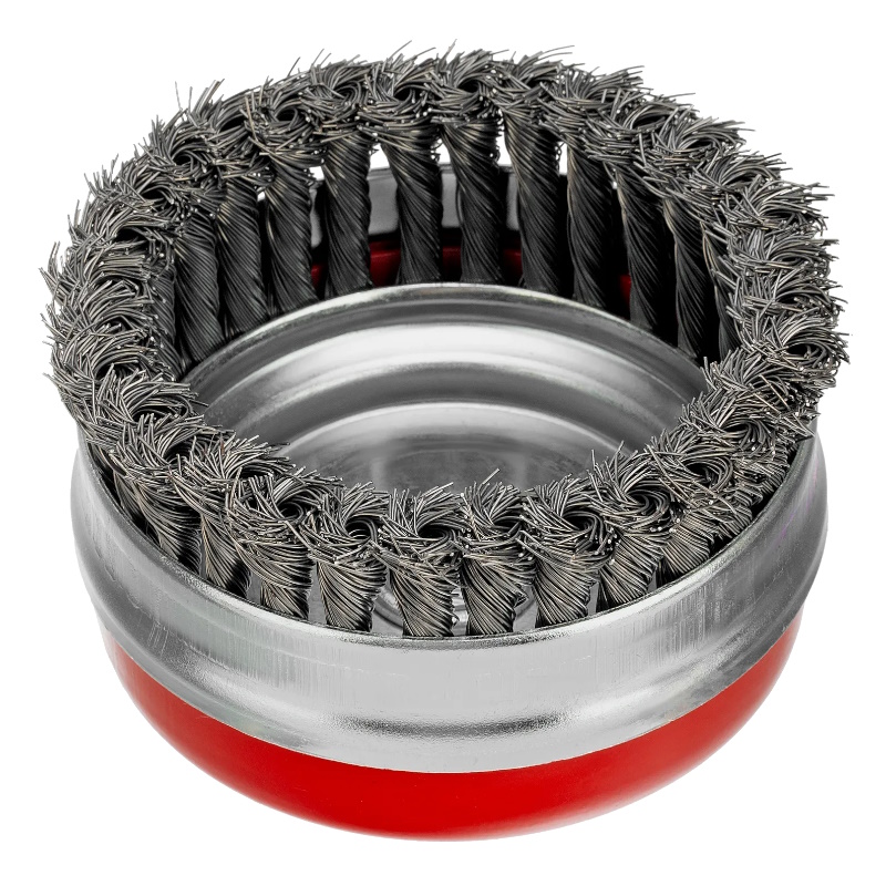 Щетка для УШМ Matrix Heavy Duty 74674, 125 мм, М14, чашка, крученая проволока 0,5 мм в Кинешме