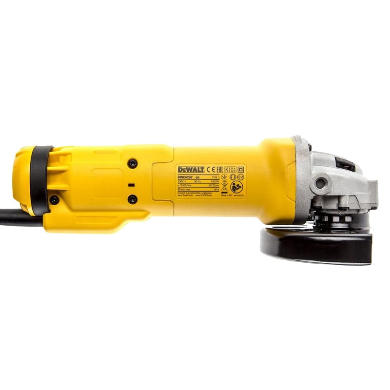 Угловая шлифмашина (болгарка) DeWalt DWE4237, 125 мм, 1400 Вт, плавный пуск в Кинешме