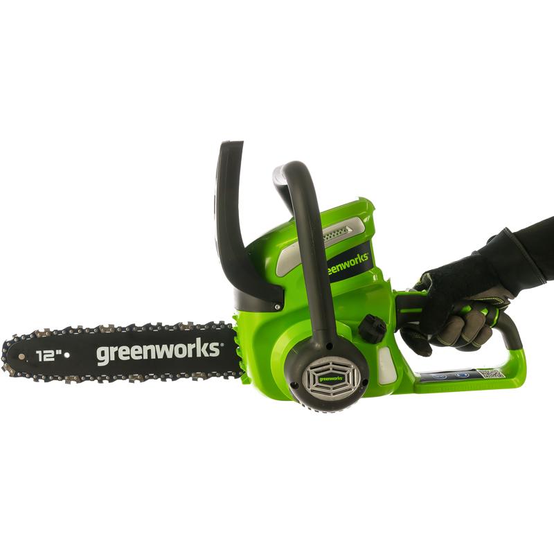 Аккумуляторная цепная пила Greenworks G40CS30K2 20117UA