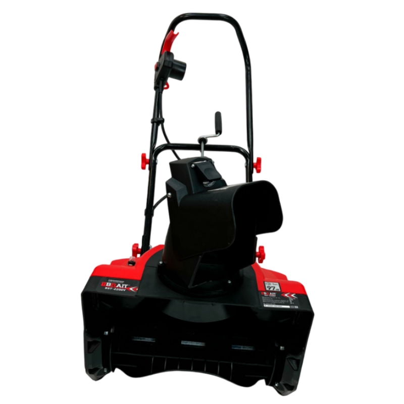 Снегоуборщик электрический Brait BST-2200Y 05.03.002.089, 2200Вт, 230В, 50Гц.. ширина захвата 46см., высота 20см, выброс 3-6 м