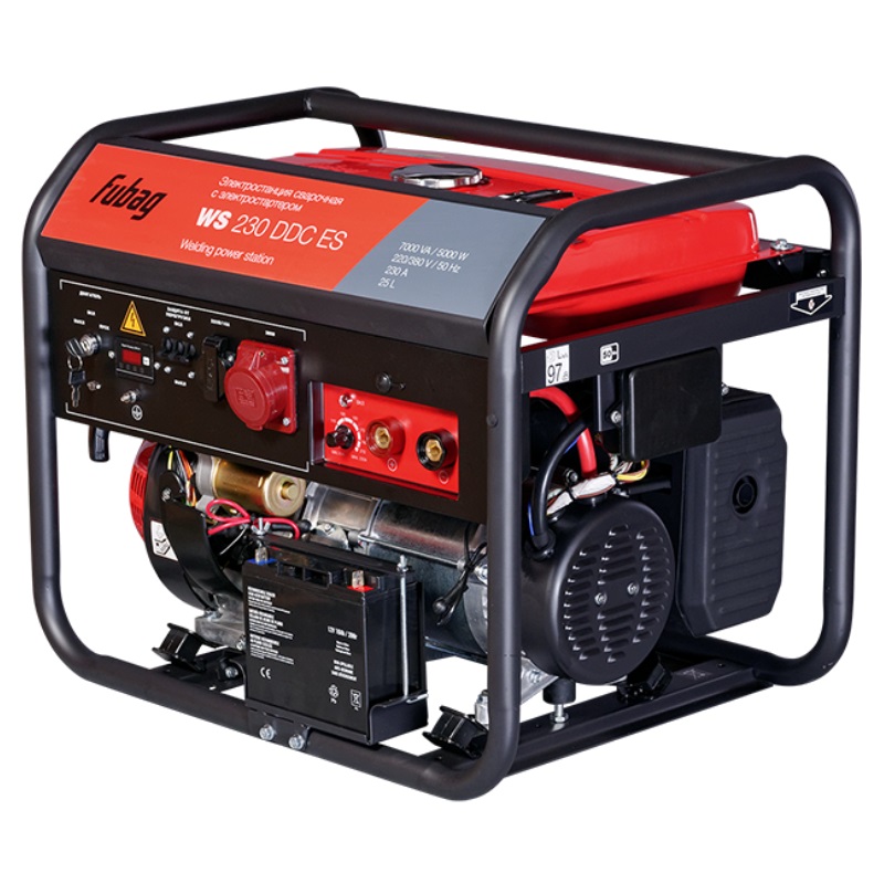 Электростанция сварочная бензиновая Fubag WS 230 DDC ES (380-220 В)