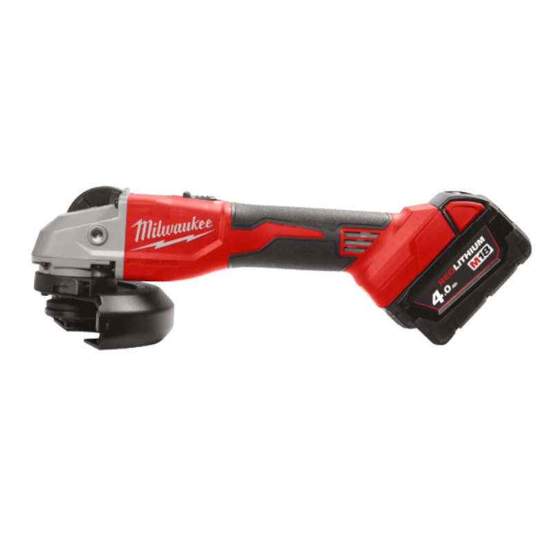 Угловая шлифмашина (болгарка) аккумуляторная Milwaukee M18 BLSAG125X-402X 4933492644, 125 мм, 18 В, в кейсе в Твери