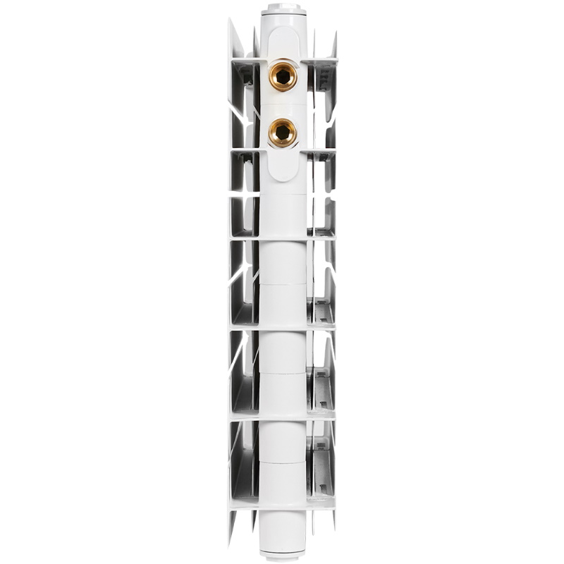 Радиатор Stout TITAN VENTIL 500 SRB-3320-050007, 7 секций, биметаллический, нижнее правое подключение (белый RAL 9016) в Туле