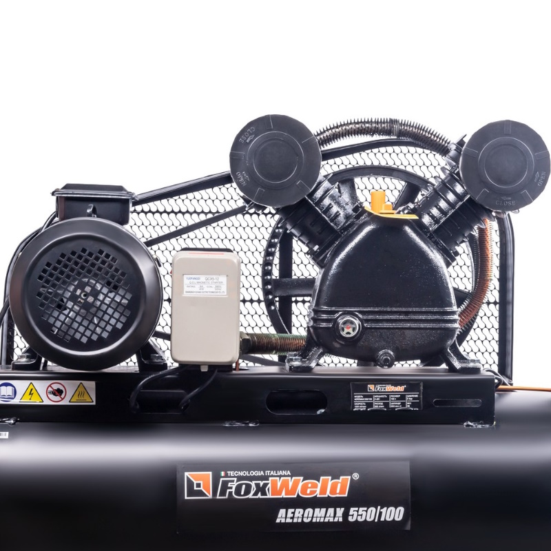 Компрессор масляный ременной FoxWeld AEROMAX 550/100 5075