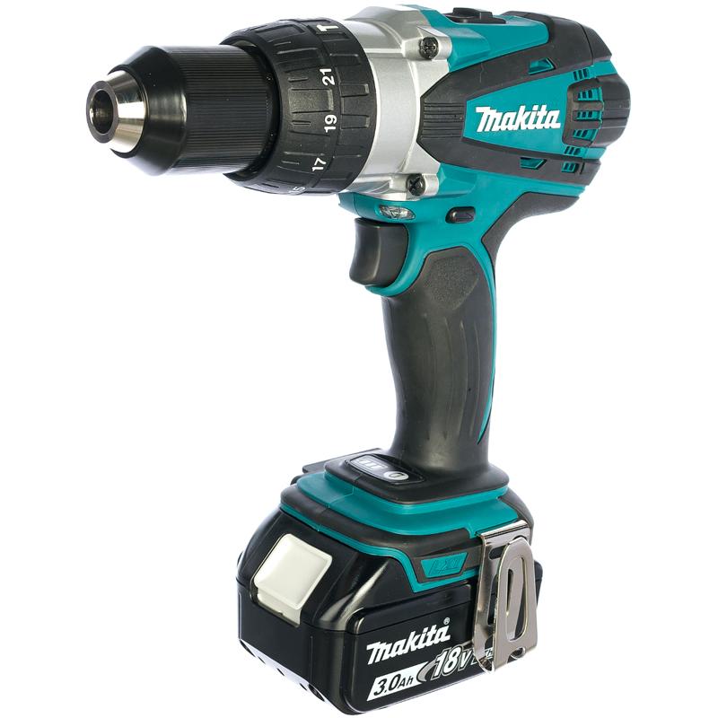 Аккумуляторная дрель-шуруповерт Makita BHP458RFE в Рыбинске