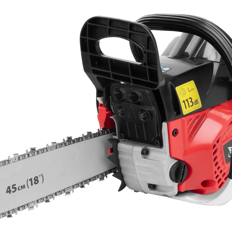 Пила цепная бензиновая MTX MS-5218 95212, шина 45 см, 52см3, 3 л.с., шаг 0,325, паз 1,5 мм, 72 зв в Туле