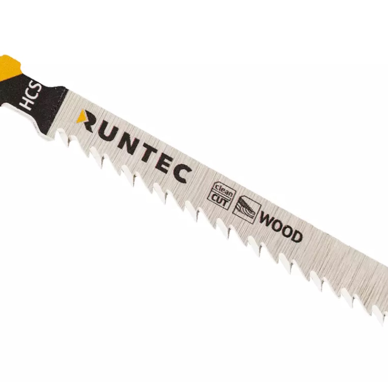 Пилки для лобзика по дереву Runtec T 101 BR RT-T101BR, HCS, 5 шт
